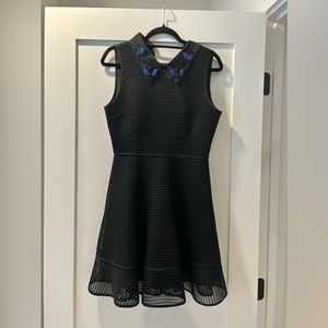 Black collared sleeveless dress size m